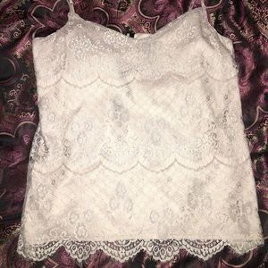 Maurice’s light purple lace tank size Medium